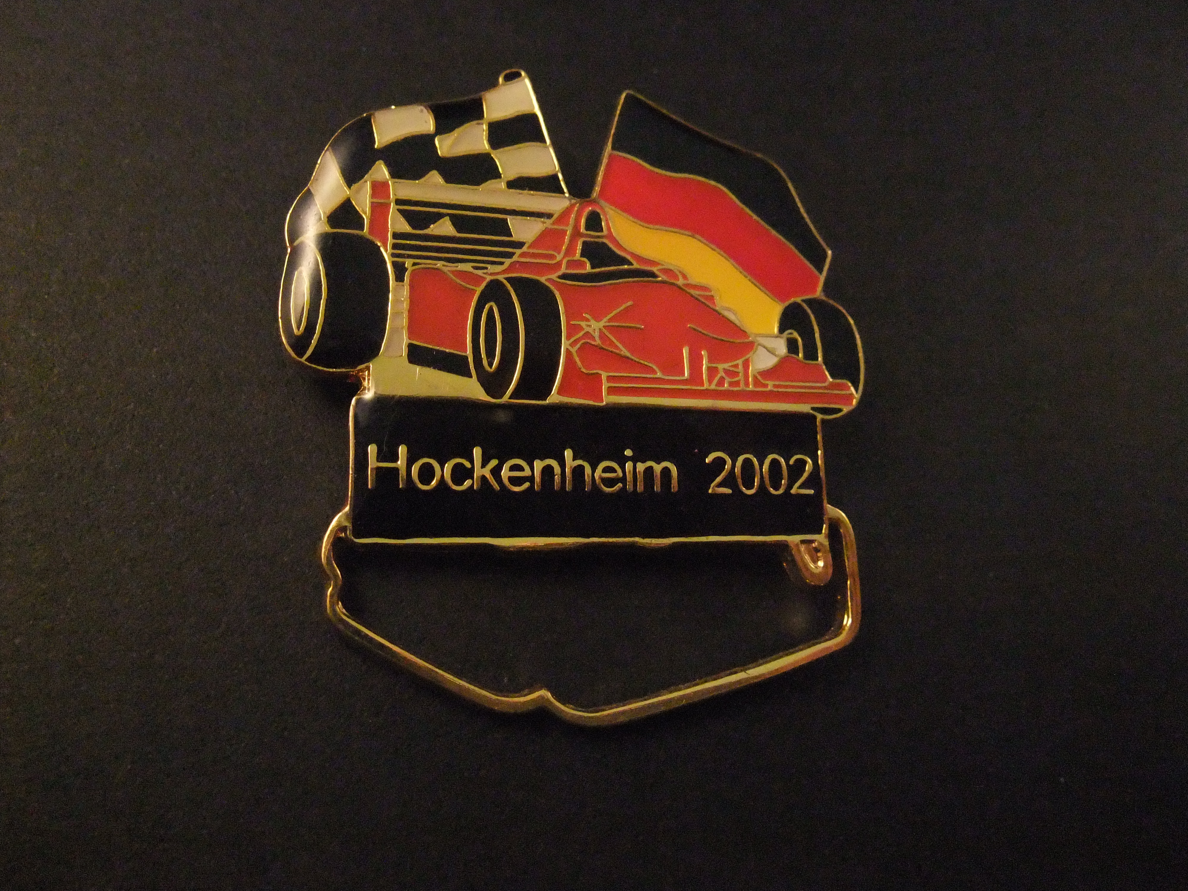 Circuit Hockenheimring Grand Prix van Duitsland 2002 winnaar M. Schumacher ( Ferrari)